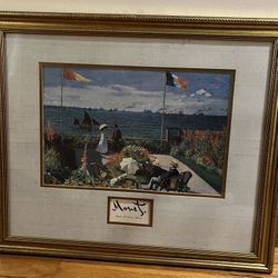 "The Impressionists" Painting with Elegant Gold Frame