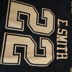 VINTAGE STYLE BLUE DALLAS COWBOY EMMETT SMITH  FOOTBALL  jersey