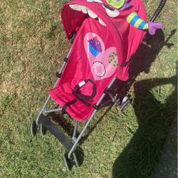Cute Pink Monster Stroller, Like New! 
