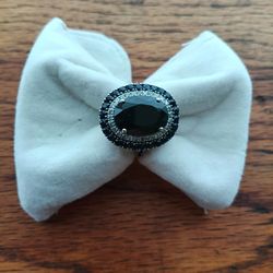 Sapphire and Diamond Cocktail Ring