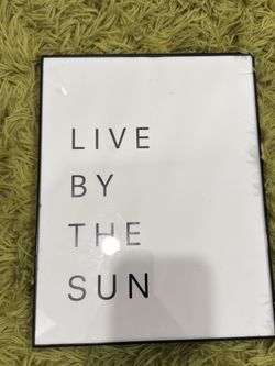 Picture Frame live By The Sun Wall Art Decor