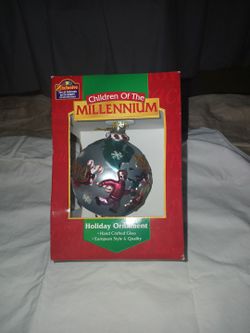 CHILDREN OF THE MILLENIUM HOLIDAY ORNAMENTS/REDUCING THE PRICE!!!!