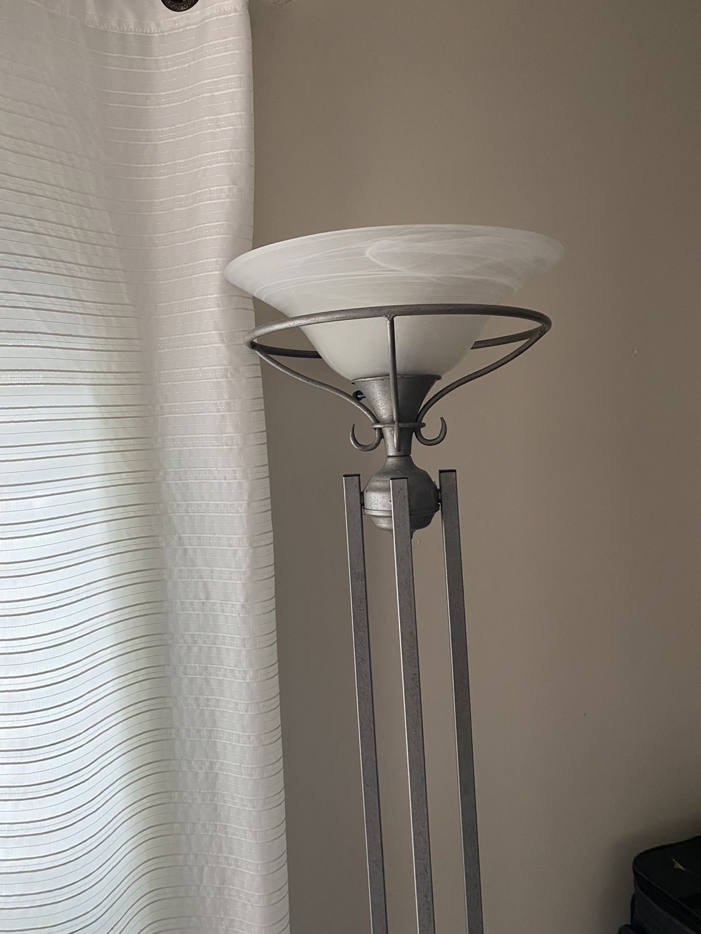 sturdy metal floor lamp
