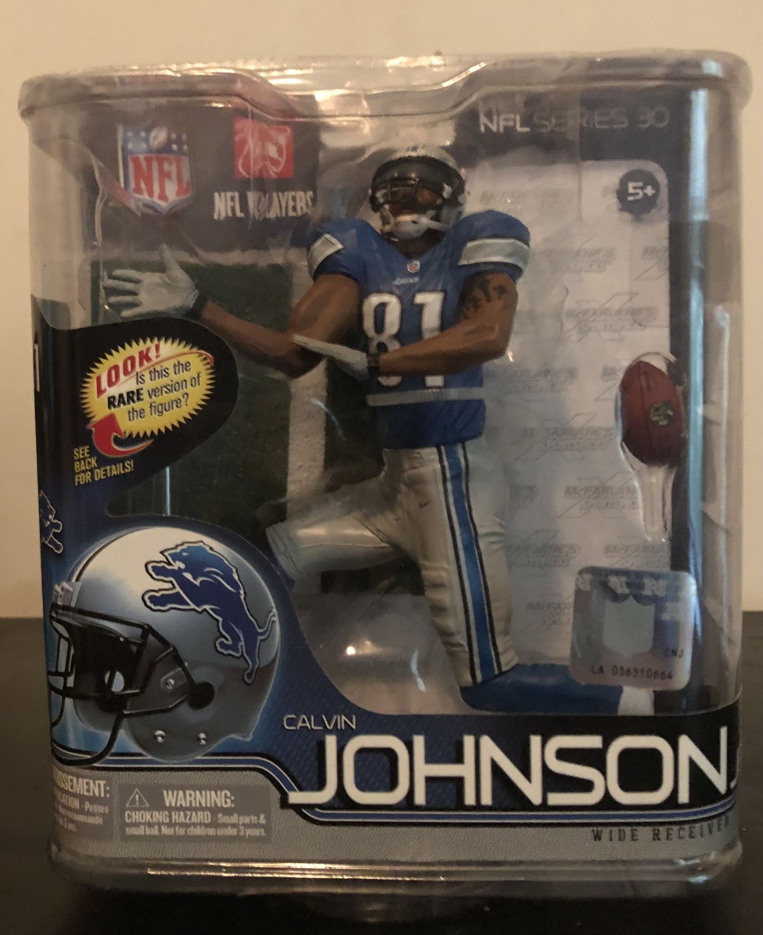 2012 Calvin Johnson - Mcfarlane Action Figure Series 30