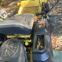Yellow And Black Lawn Mower 