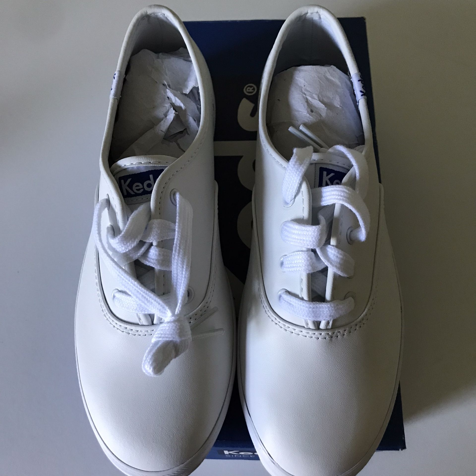 Keds White Leather Sneakers