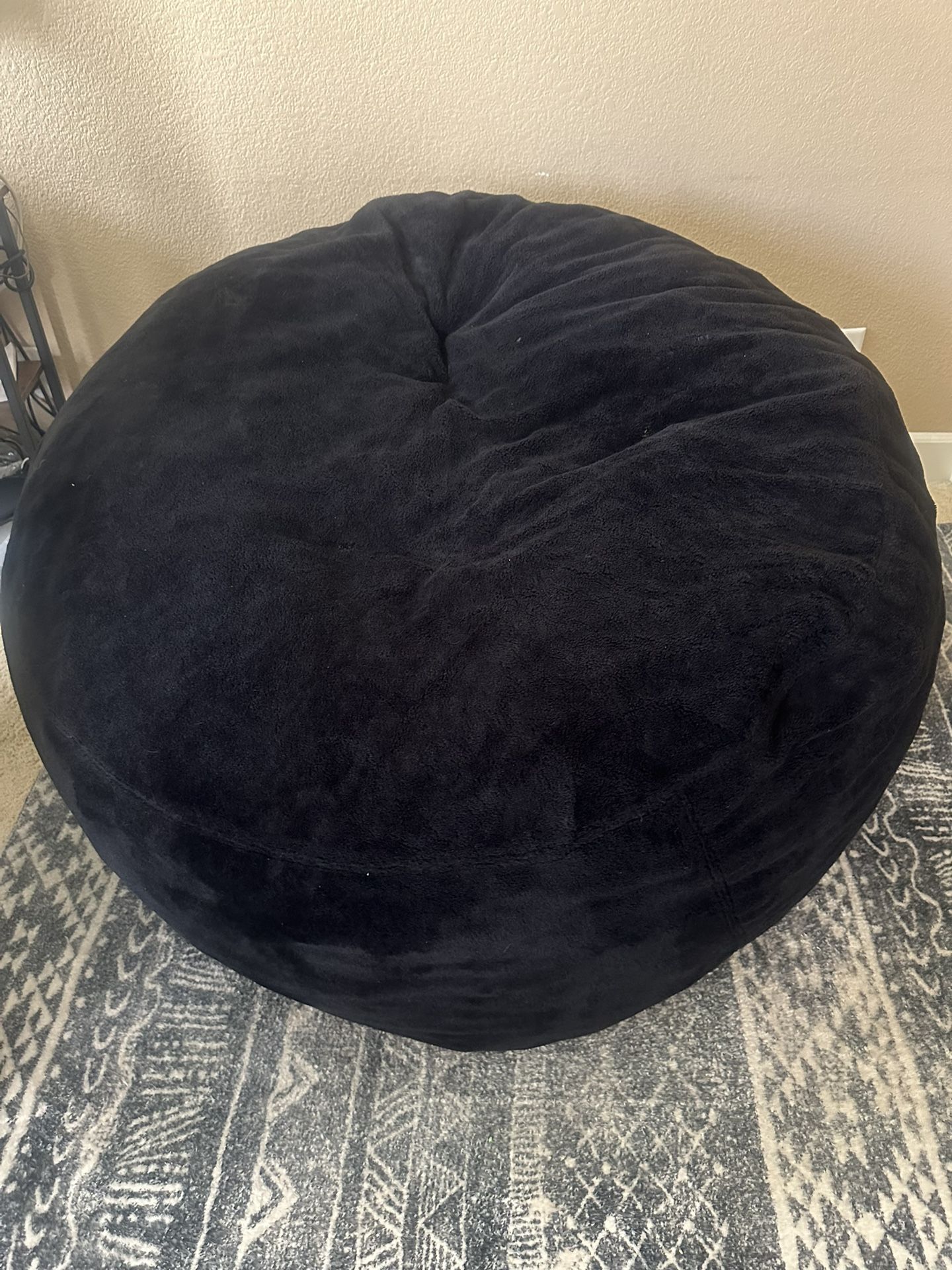 BERKSHIRE BLANKET SOFA SACK UNISEX BLACK 5FT LOUNGER COZYCORE
