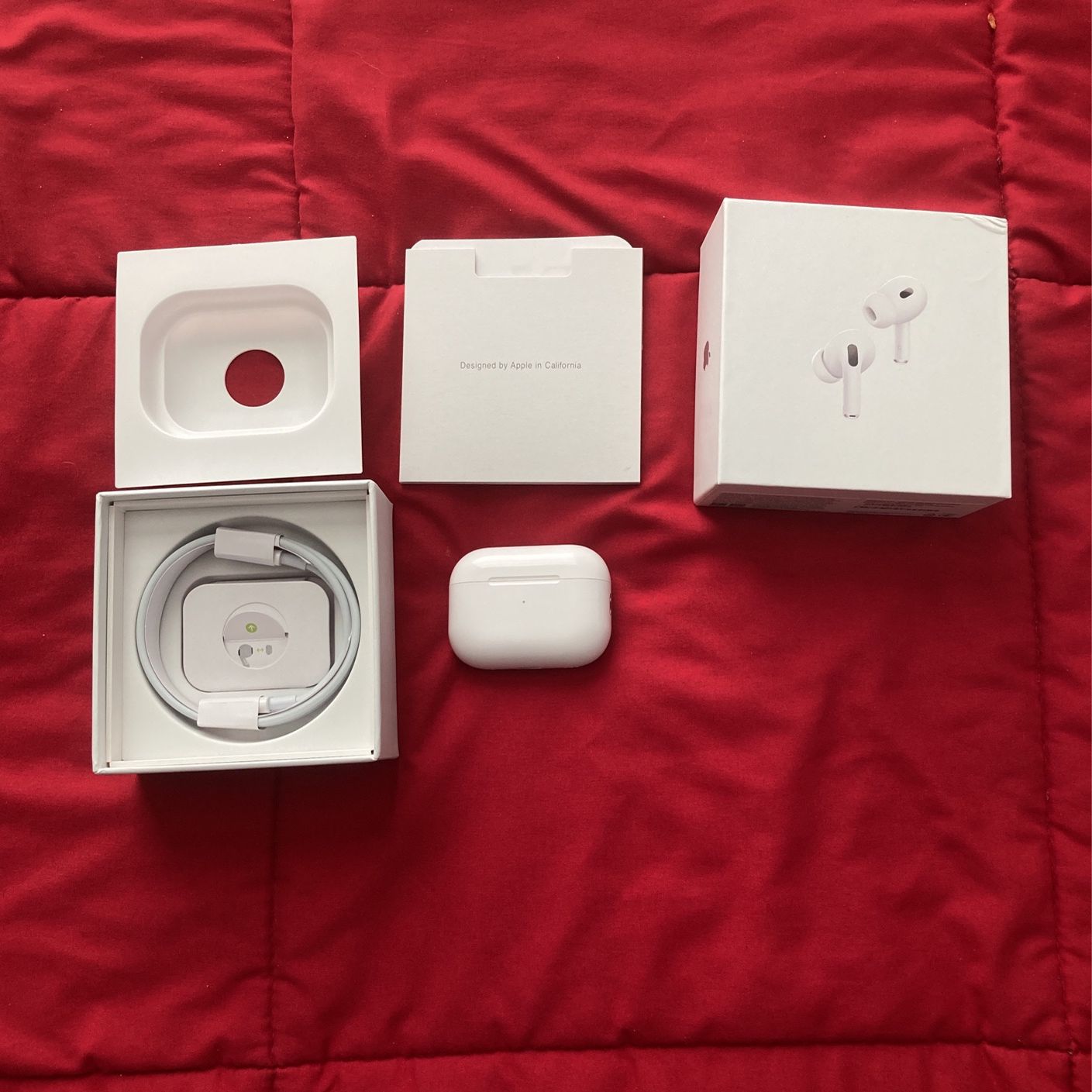 AirPods Pro Second Generation With Charging Case, charger, And Ear Tips