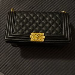 Black Chanel Boy Bag 