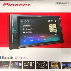 Pioneer DMH-241EX
Digital multimedia receiver With 13 Band EQ, BT, and ALEXA