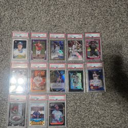 Baseball Cards PSA  8, 7,5