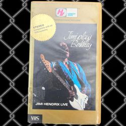 Jimi Hendrix Live at Berkeley 1970 VHS tape