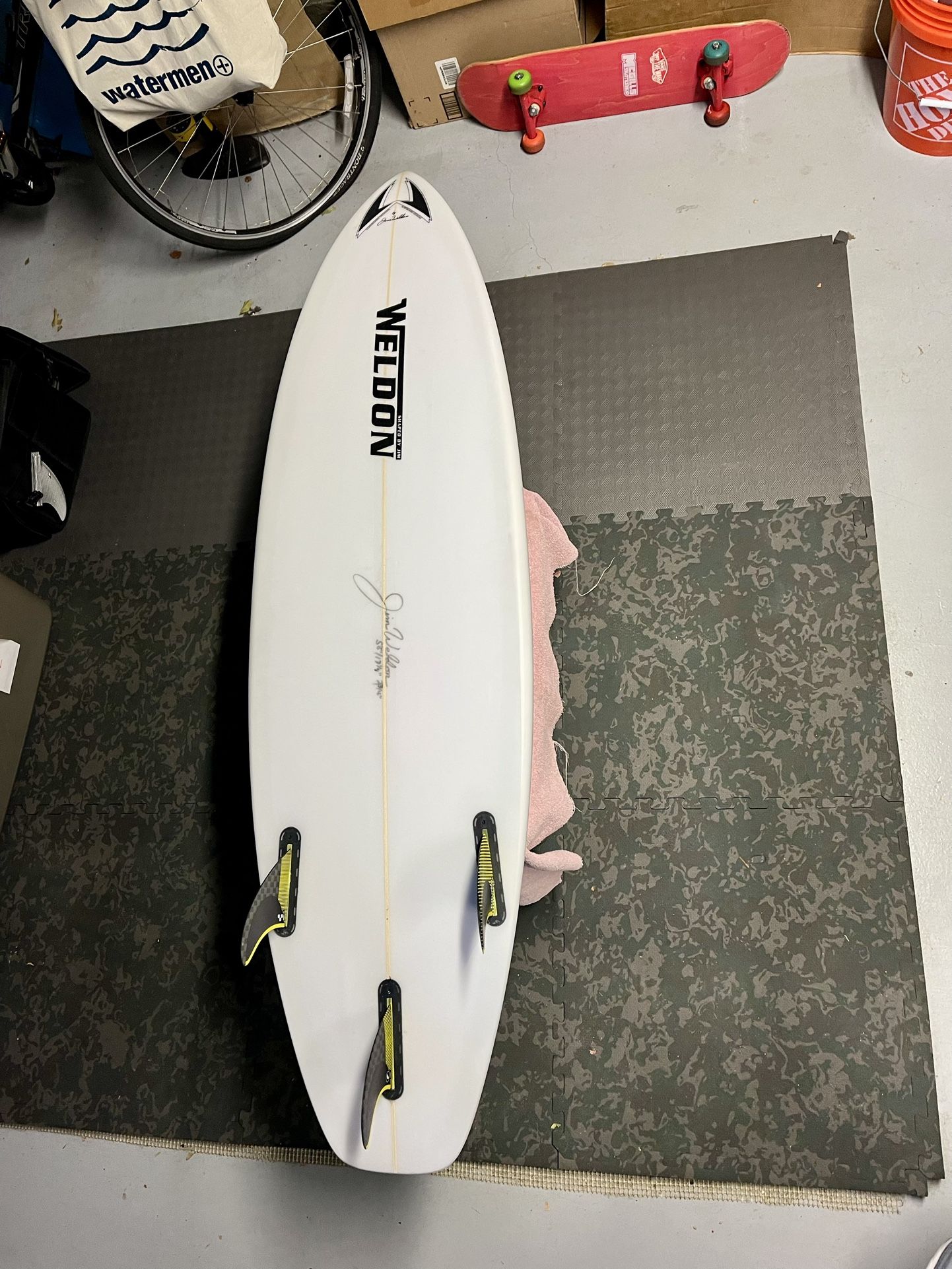 NEW! 5’6” Short board Surfboard Jim Weldon
