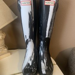 New Hunter Women's Original Tall Snow Boot Size  7 $80 Firm 