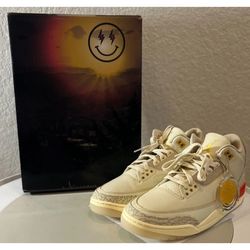 Jordan 3 Retro x J. Balvin Mid Medellin Sunset - Size 10.5