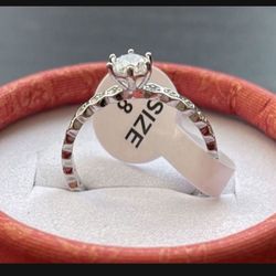 925 Sterling Silver Beehive Band Ring Size 8