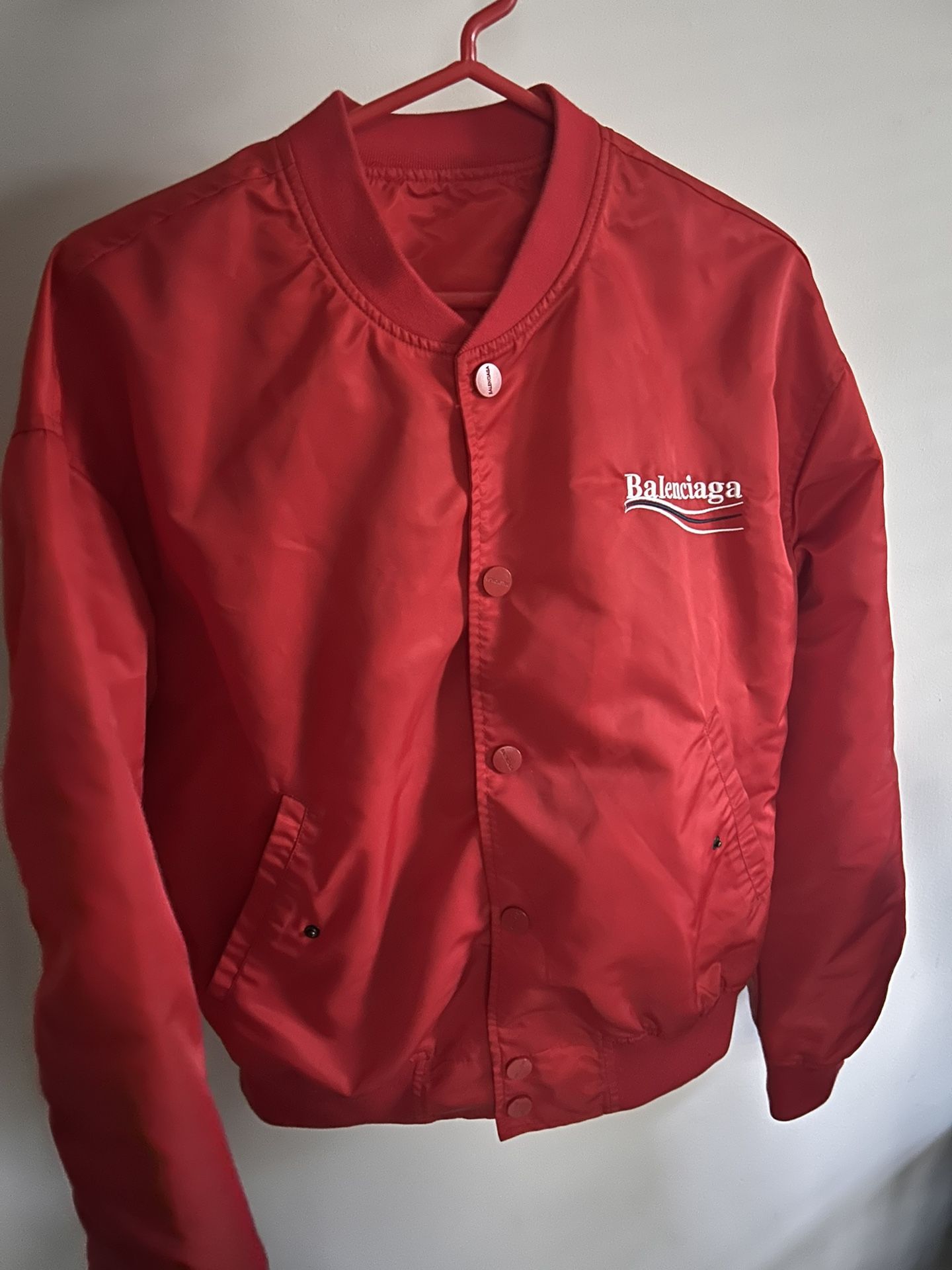Balenciaga Political Campaign Varsity Jacket