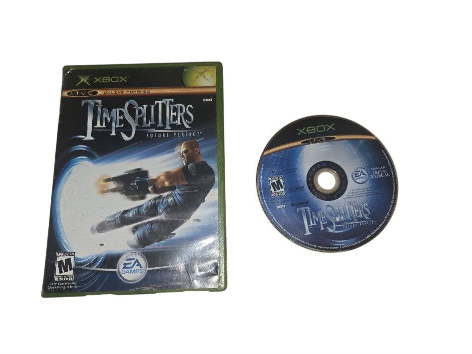 Time splitters Future Perfect For Xbox Original No manuel Good Condition