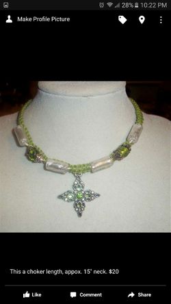 Handmade modern hemp necklace