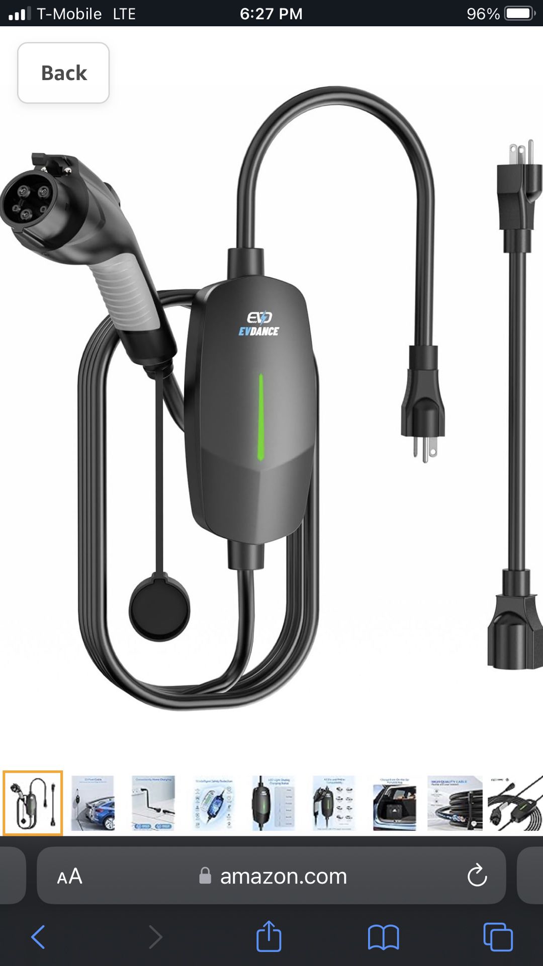 Level 1&2 EV Charger, EVDANCE Electric Vehicle