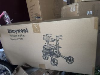 Walker Rollator with Seat,