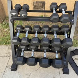 Rogue Dumbbell weight set