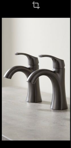 Set of 2 Arnette Matte Black Bathroom Faucets – Single Handle Description: Set of 2 Arnette bathroom faucets in matte black. * Single-handle design