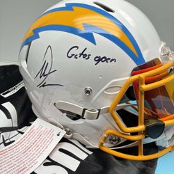 Antonio Gates Signed Helmet