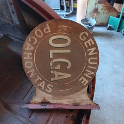 Old metal sign