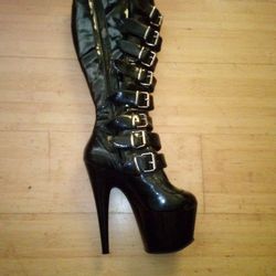 Goth Heel/ Boots Knee Highs 