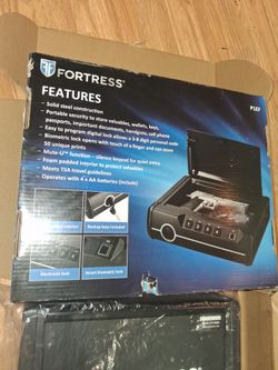 Fortress rated gun safe retails for 250 asking 75$