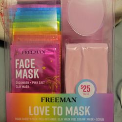 Freeman Love to Mask Variety Pack New 
