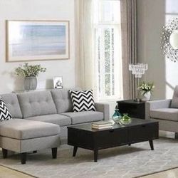 Brand New Reversible Sectional and Chair Set