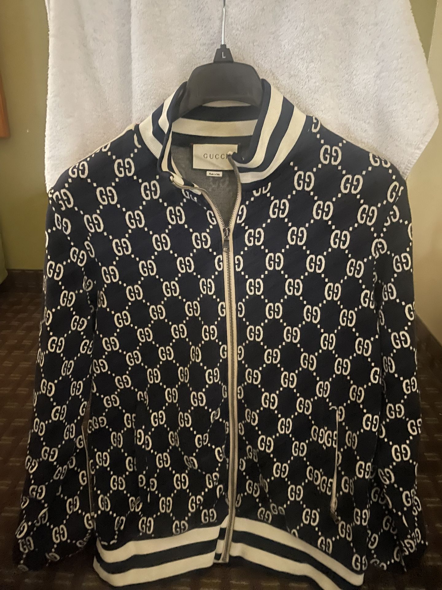 Gucci Gg Jacquard Jacket 