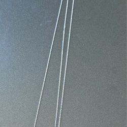 Ruby necklace with .925 sterling silver chain