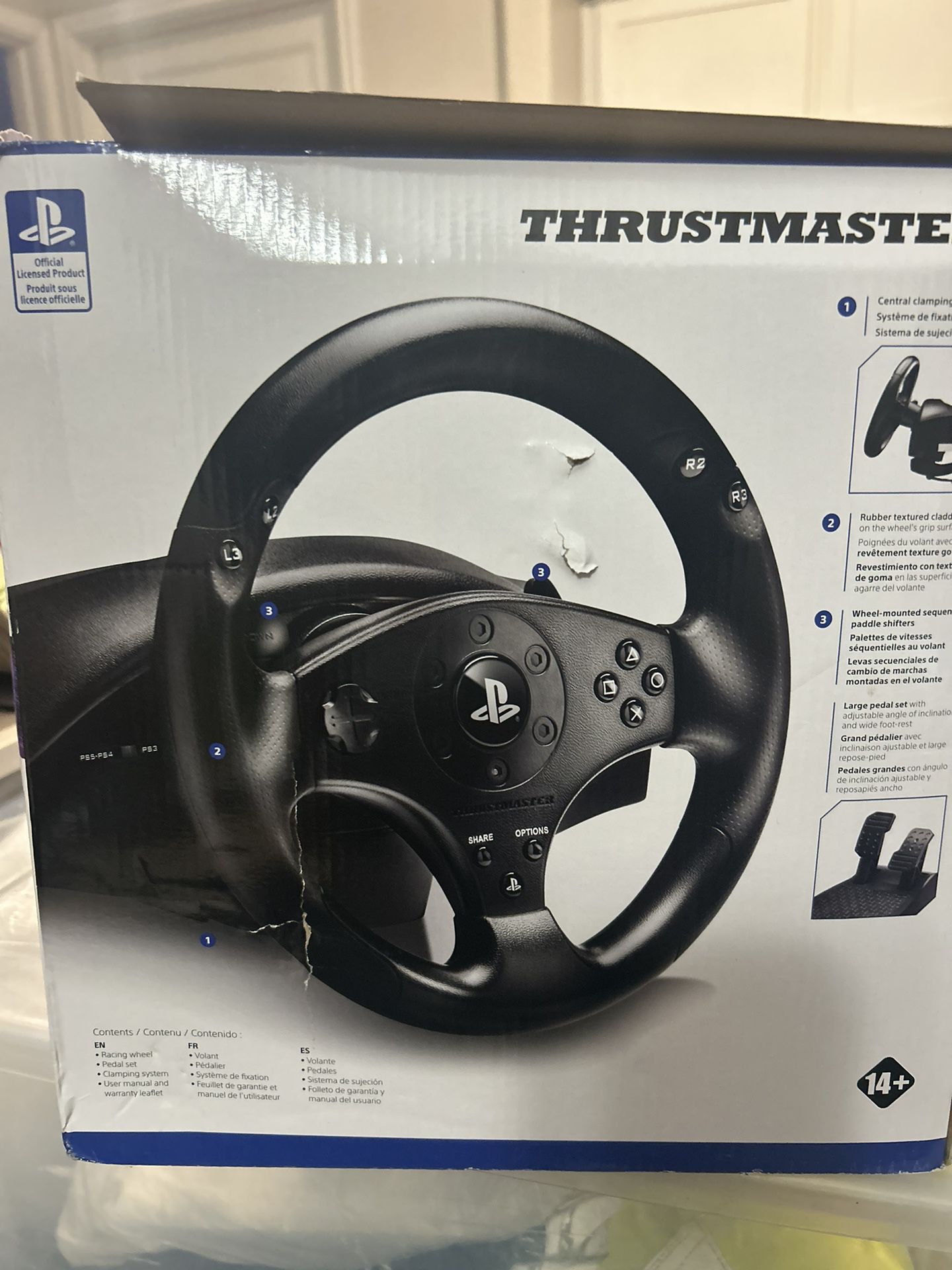 PS4/ps5 Steering Wheel Controller
