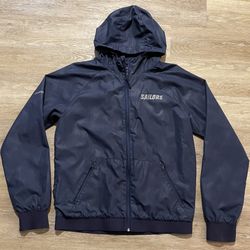 Sailor Rare Sport-Tek® Embossed Hooded Wind Jacket Med 