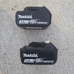 Makita 18 Volt Batteries