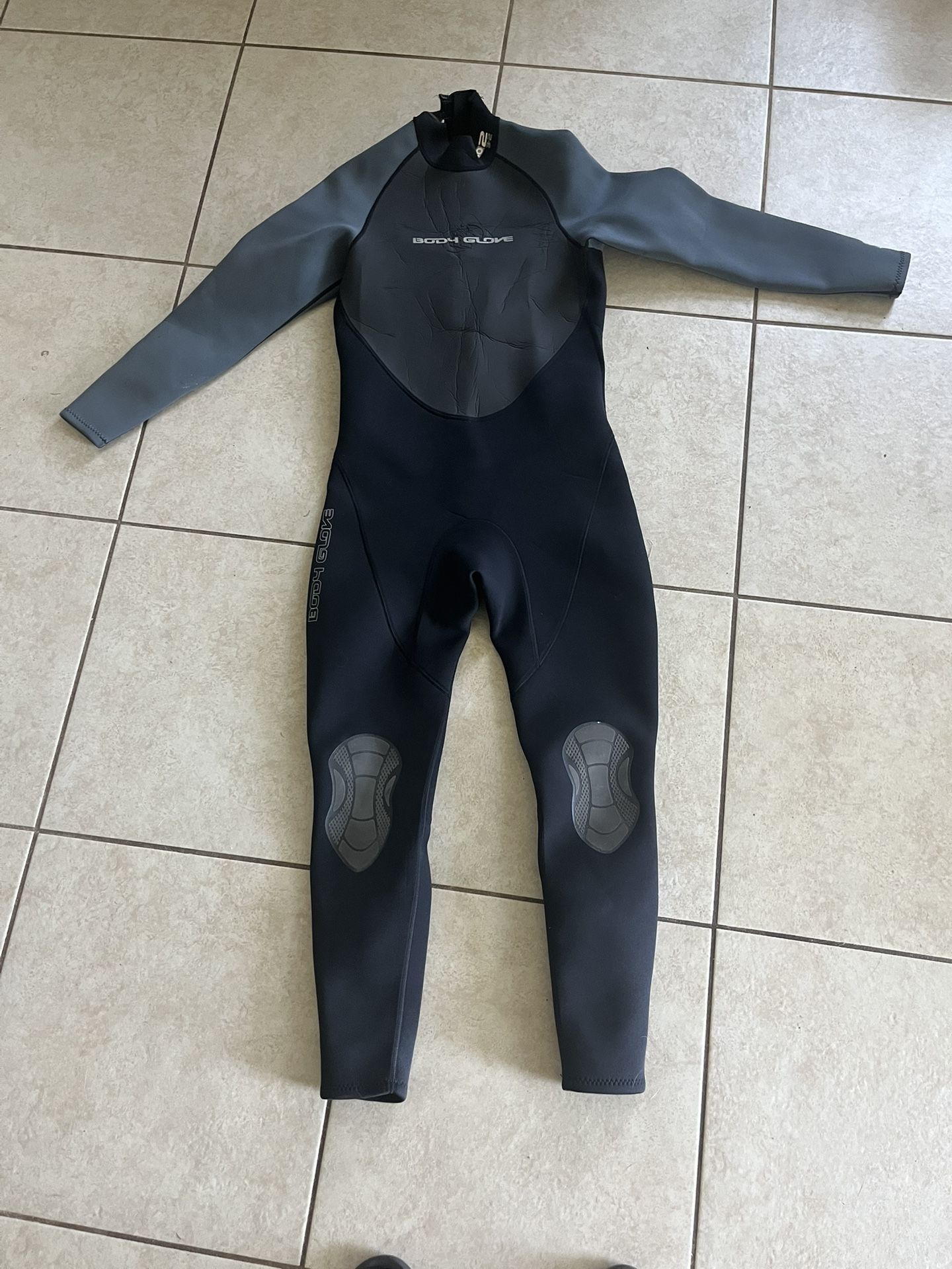 Body Glove Pro 2 Mens 3/2mm Full Suit Wetsuit Large Black Gray