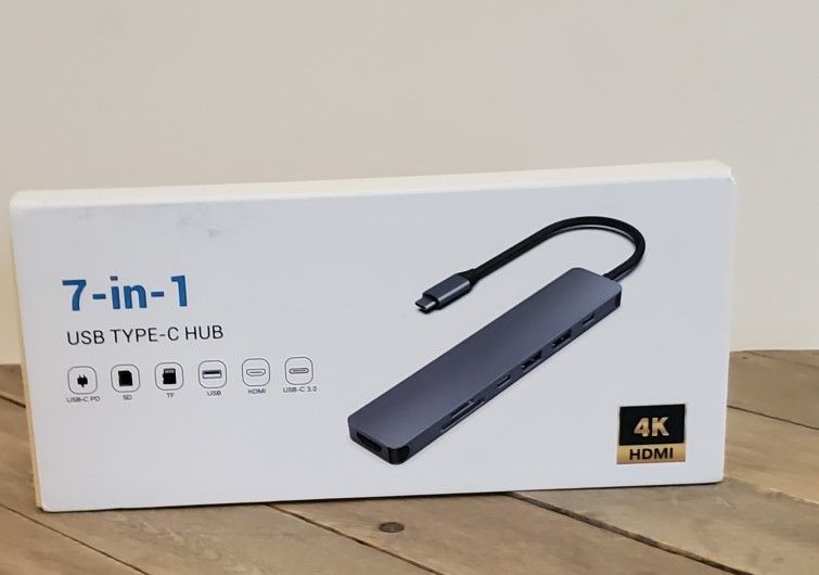 7-in-1 USB Type C Hub - HDMI - Brand New!!