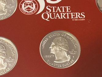 25 cents 2005 S. Coin USA set. Silver