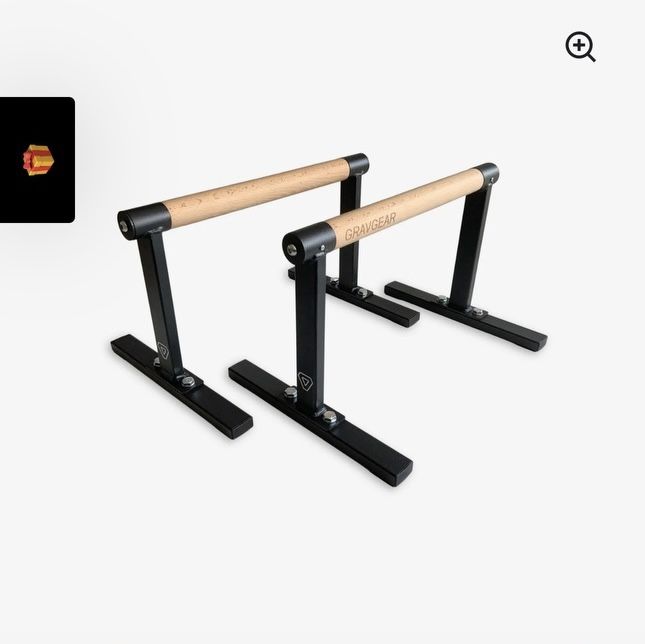 Wood Push up Bars Parallettes Bars Higher Quality Calisthenics Equipment