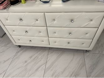 White dresser