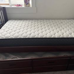 Twin Bed With Trundle 