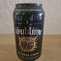 Sublime Alesmith Empty Beer Can