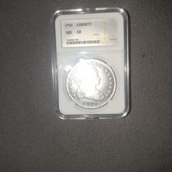 1795 Silver Dollar Near Perfect Condition Ultra Rare 