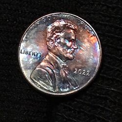 2022 Lincoln One Cent Penny Doubled And Toned