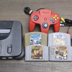 Huge Nintendo 64 N64 System/Console Bundle, Yoshis Story, Star Wars, South Park!