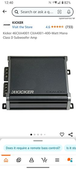 Kicker Amplifier 