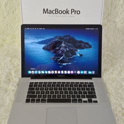 2012 MacBook Pro 15" inch i7-8GB-SSD Storage
